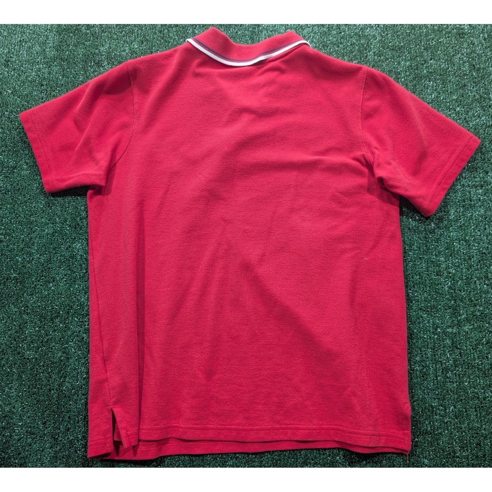 Coca-Cola Brand Red Short Sleeve Polo Shirt Embroidered Logo Women 16W Vintage - Picture 3 of 6